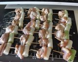 塩ヨーグルトで鶏ももネギま！大蒜醤油味作り方3写真
