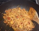 じゃが芋とサバのトマトスパゲティ作り方4写真