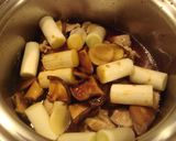鶏もも肉と甘栗の煮もの作り方6写真