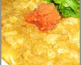 めんつゆで明太あんかけ玉子とじのおうどん作り方12写真