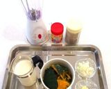 かぼちゃの緑スープ作り方1写真