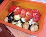 ルクエで茄子きのこ青菜のトマトグラタン作り方4写真