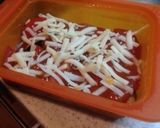 ルクエで茄子きのこ青菜のトマトグラタン作り方6写真