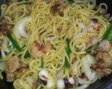 海鮮上海焼きそば（上海炒麺）作り方15写真