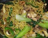 海鮮上海焼きそば（上海炒麺）作り方16写真