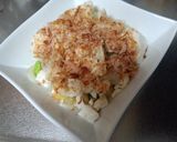 茹でキャベツと豆腐の簡単サラダ作り方5写真