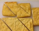 お土産にんにく肉味噌で♪油揚げピザ作り方3写真