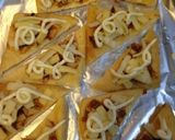 お土産にんにく肉味噌で♪油揚げピザ作り方4写真