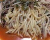 ものすごうまいけん★パスタで担担麺★作り方18写真