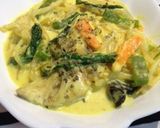 さわらと野菜のカレー風クリームソース煮作り方6写真
