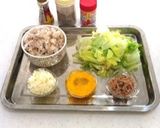 レタス炒飯作り方1写真