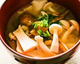 きのこによるきのこだけのきのこのお味噌汁作り方4写真