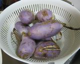 あけびとバジルのクリームパスタ作り方1写真