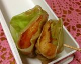 お弁当にもう1品‼エビチリロールキャベツ作り方5写真