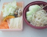 ＊ホットプレートで蒸ししゃぶしゃぶ作り方2写真