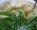 あけびとバジルのクリームパスタ作り方10写真