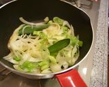 栗のスープパスタ作り方3写真
