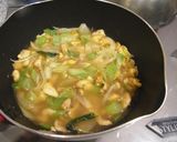 栗のスープパスタ作り方5写真