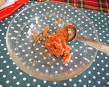 旬に食べたい★さつまいもと明太子のパスタ作り方1写真