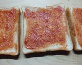 簡単朝ごぱん♪ハロウィントースト作り方1写真