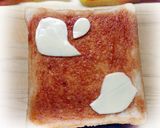 簡単朝ごぱん♪ハロウィントースト作り方2写真