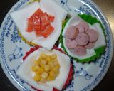 お弁当に♥簡単彩り　はんぺんカップ作り方2写真