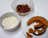 南瓜とドライフルーツのココットカマン作り方3写真