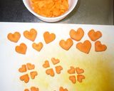 お弁当に作り置き♥ハートの人参グラッセ作り方1写真