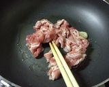 なすと豚肉のスタミナピリ辛丼♡作り方5写真