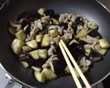 なすと豚肉のスタミナピリ辛丼♡作り方8写真