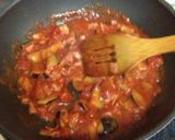 茄子とベーコンのトマトソース作り方6写真