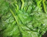 ほうれん草パンパンオムレツ作り方1写真