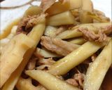 根菜と豚バラの煮物作り方4写真