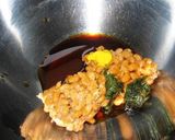 大葉にんにく醤油（冷製納豆パスタ）作り方3写真