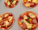 簡単！餃子の皮 de かわいいミニピザ♪作り方3写真