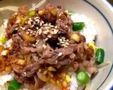 豆もやしの焼肉丼作り方8写真