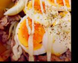 時短 野菜たっぷり、豚肉丼作り方9写真