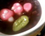 可愛いキノコの白玉飾り 小豆おしるこ作り方4写真