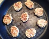 ごまだれで鶏つくね作り方6写真