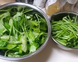 簡単でも本格空芯菜炒め作り方1写真