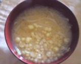 ♡ズボラなもやしの味噌汁♡作り方5写真