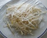 もやしのピリ辛肉味噌かけ作り方1写真