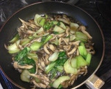 ちんげん菜ときのこオイスター炒め♡作り方3写真