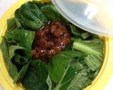 ﾚﾝｼﾞdeﾁﾝ★小松菜と赤貝炊いたん作り方4写真