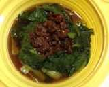 ﾚﾝｼﾞdeﾁﾝ★小松菜と赤貝炊いたん作り方6写真
