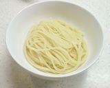 たっぷりもやし✿ラーメン風スープパスタ作り方7写真