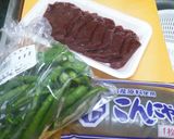 レバ蒟のオイスター炒め〜酒の肴ver.作り方1写真