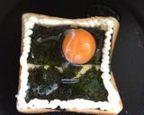海苔タマヨトースト作り方3写真