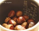 炊飯器de栗を蒸す☆作り方2写真