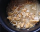お稲荷さんをリメイク 味噌仕立ての雑炊作り方3写真